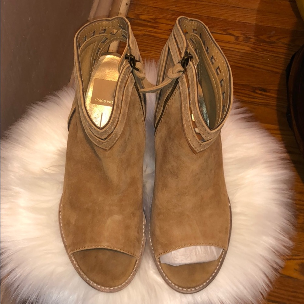 Dolce Vita Peeptoe Booties